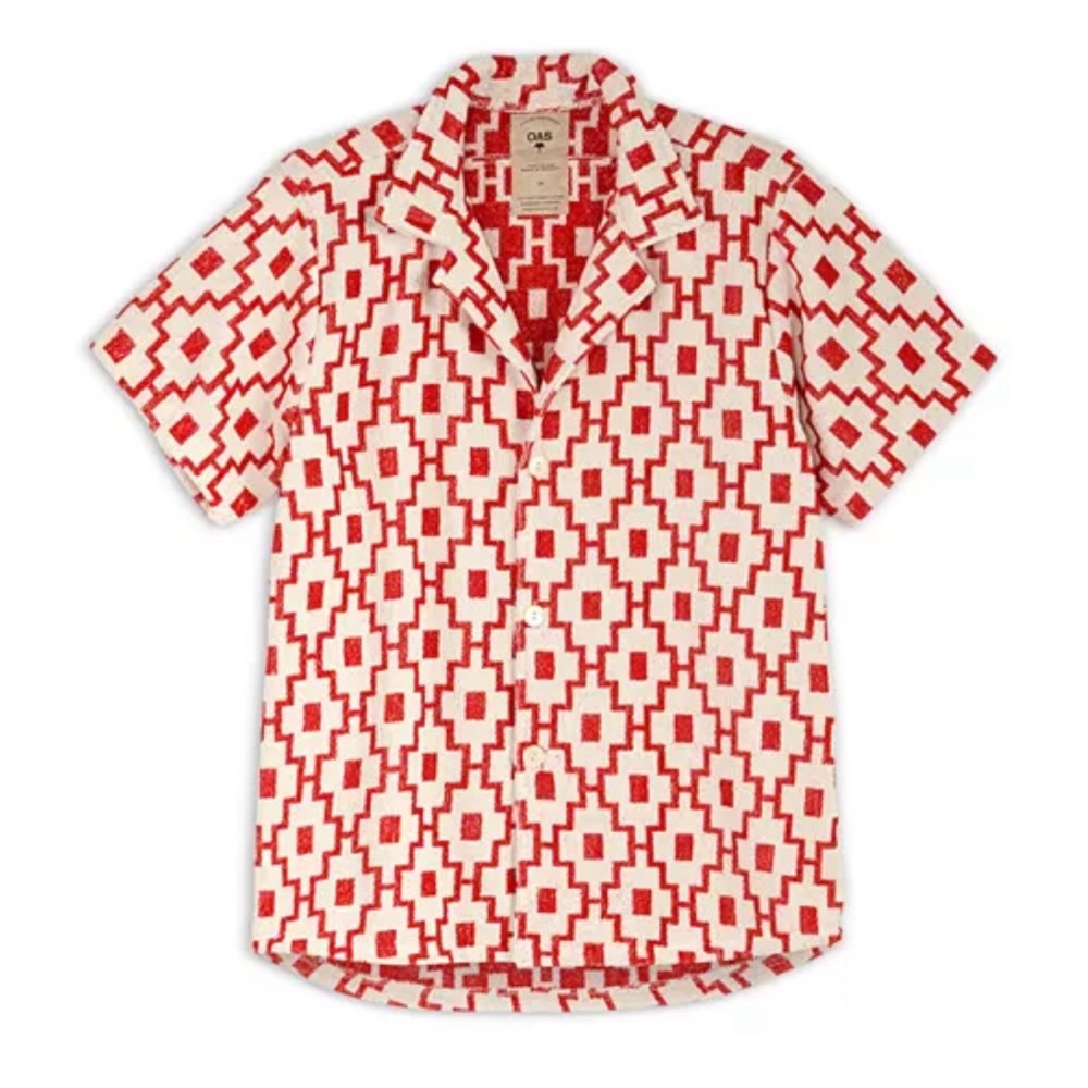 OAS WHITE MACHU CUBA TERRY SHIRT